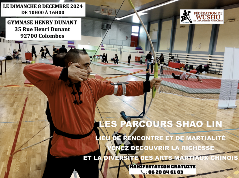 Lire la suite à propos de l’article LES PARCOURS SHAO LIN 2024